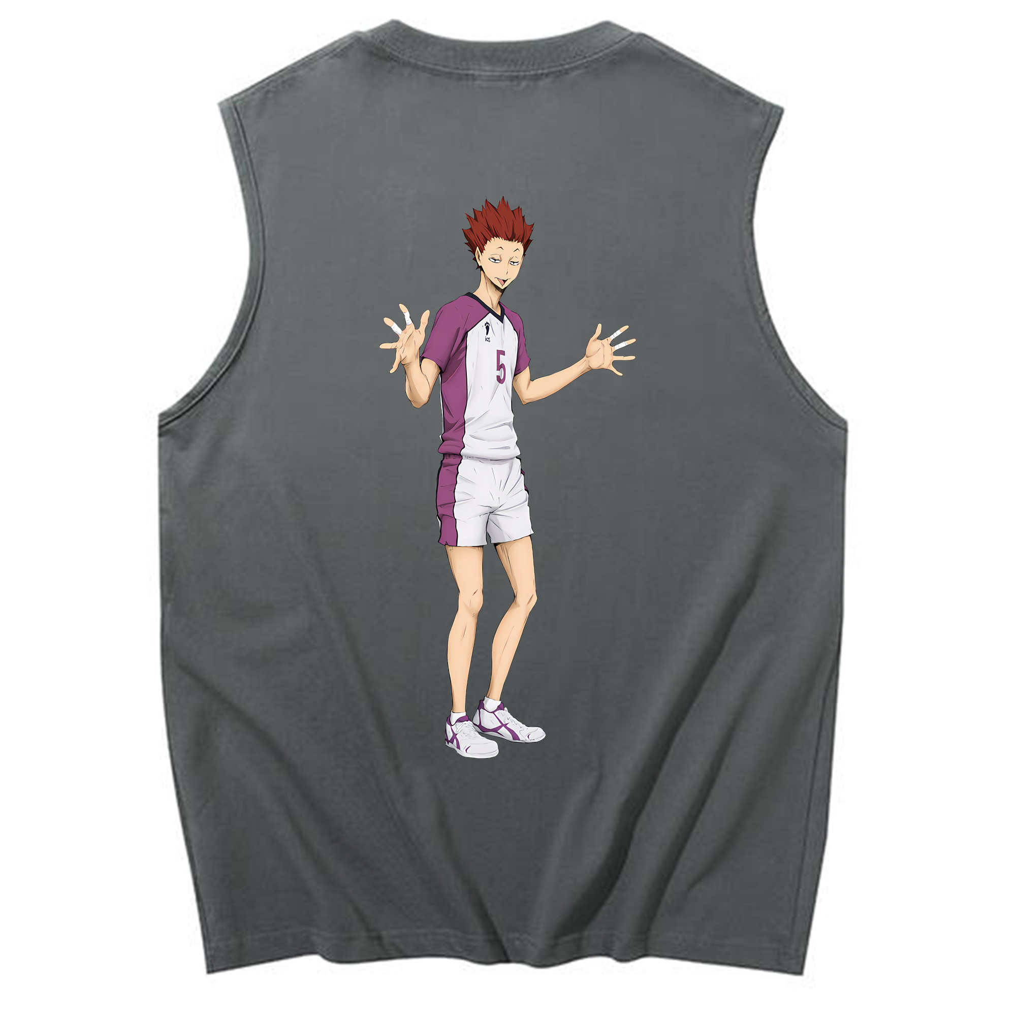 （画像用） ハイキュー!! Haikyu!! コットン100％タンクトップ（背面プリント）